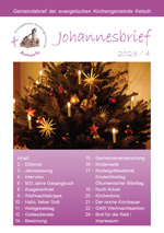Titelblatt Johannesbrief 2023/4