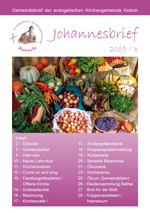 Titelblatt Johannesbrief 2019/03